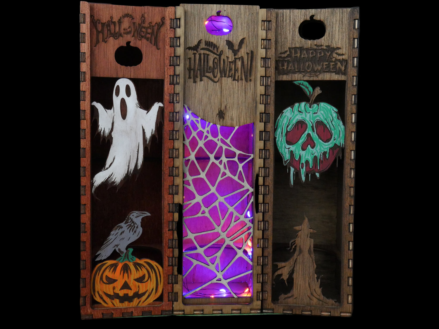 Halloween Themed Wine Boxes