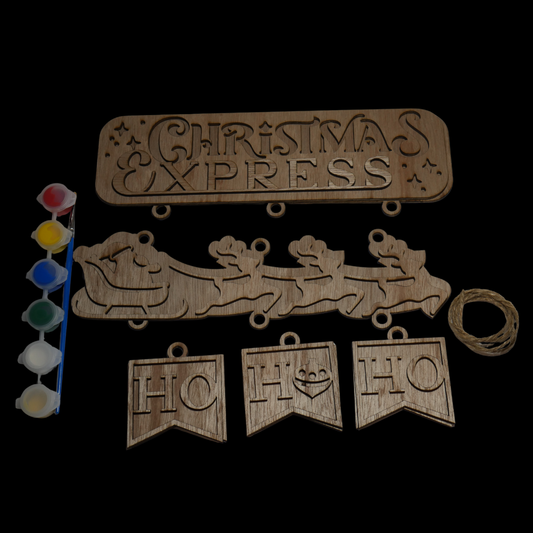 Hanging Sign "Christmas Express" HS-09