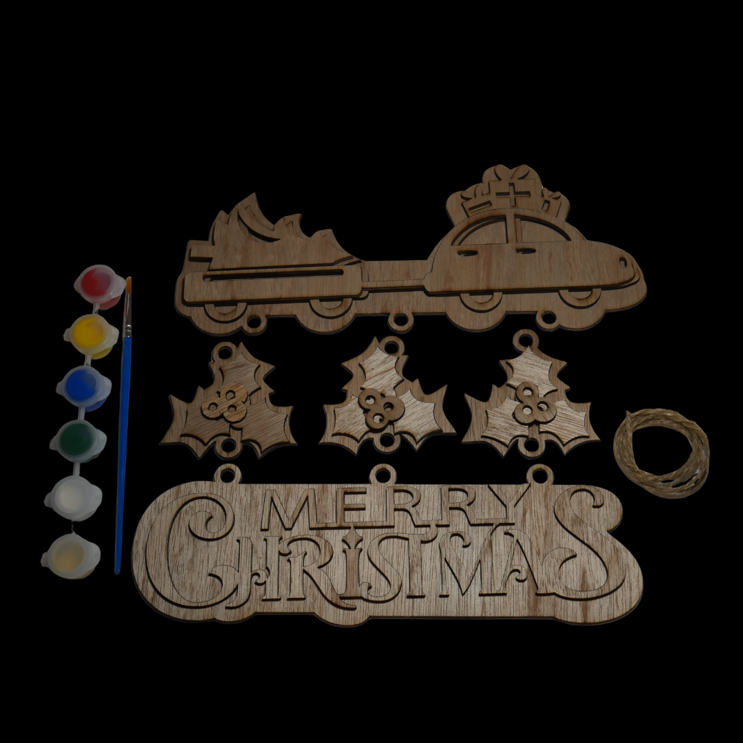 Hanging Sign "Merry Christmas Traveler" HS-03