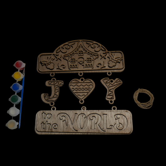 Hanging Sign "Joy To The World" HS-06