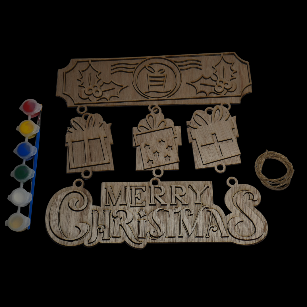 Hanging Sign "Merry Christmas" HS-08