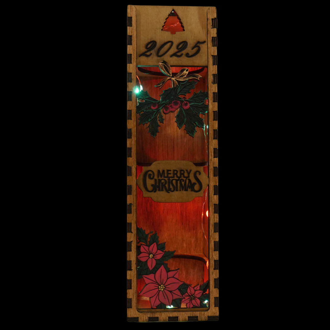 Under The Missel Toe Wine Box