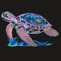 Retro Sea Turtle