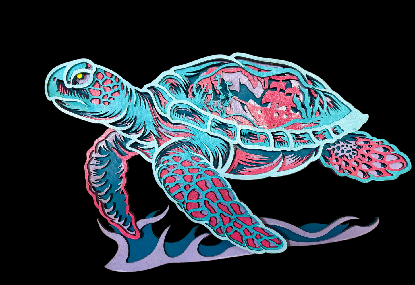 Retro Sea Turtle